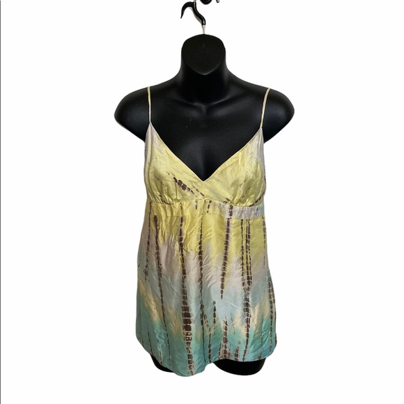 BCBGMaxAzria silk low cut top - Picture 1 of 7